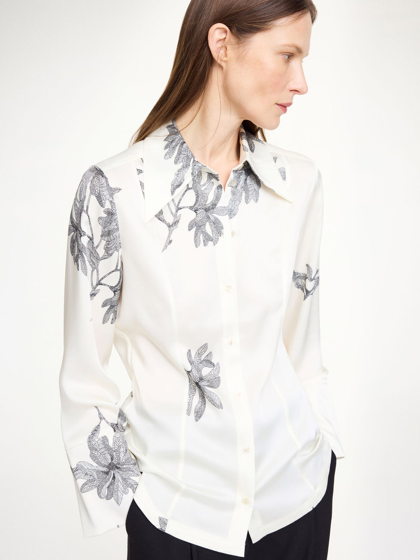 ROSIANNAS SATIN SHIRT