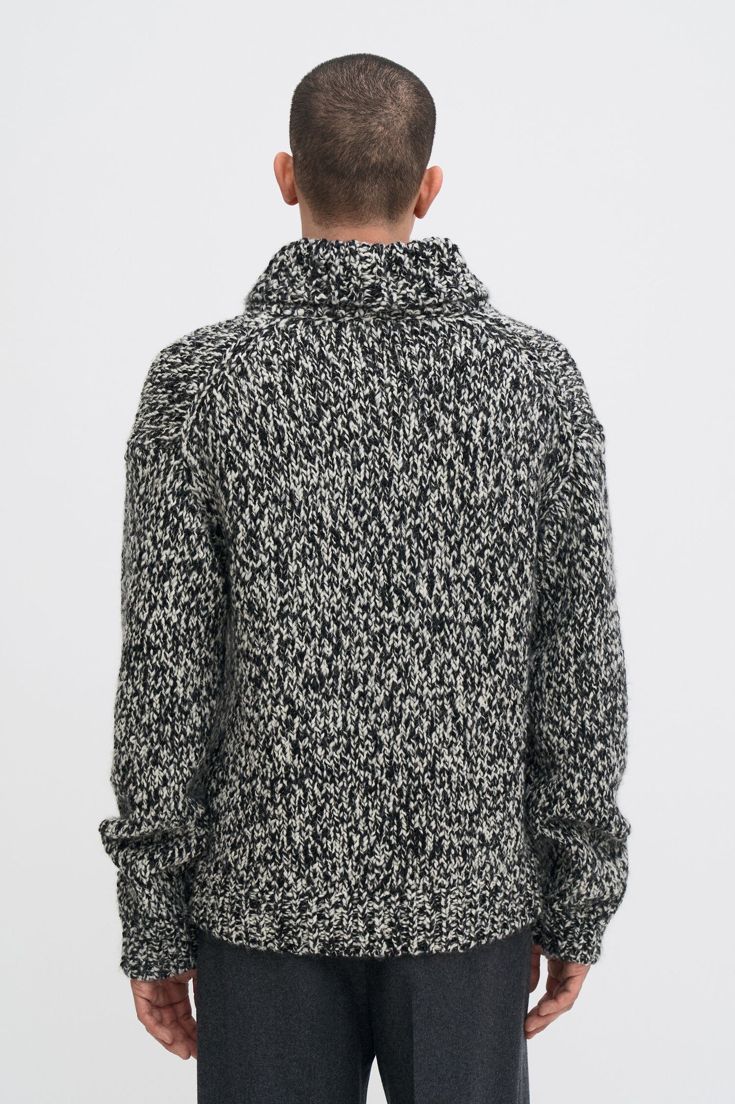 SHAWL COLLAR MOULIN SWEATER