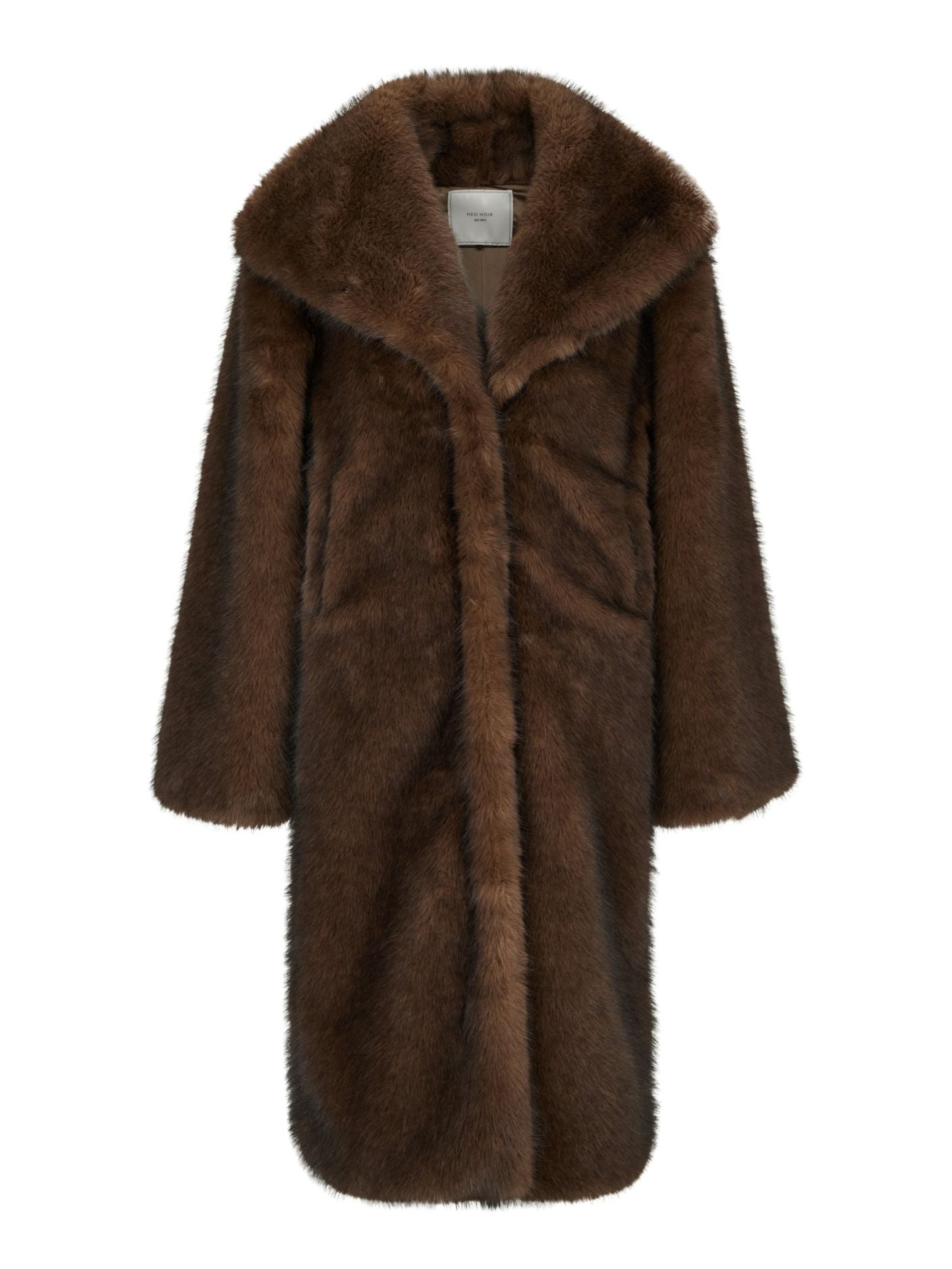 STEPHANIE FAUX FUR LONG JACKET