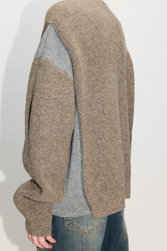PATCHED SWEATER