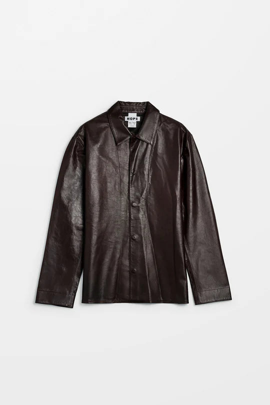 SATURN LEATHER SHIRT