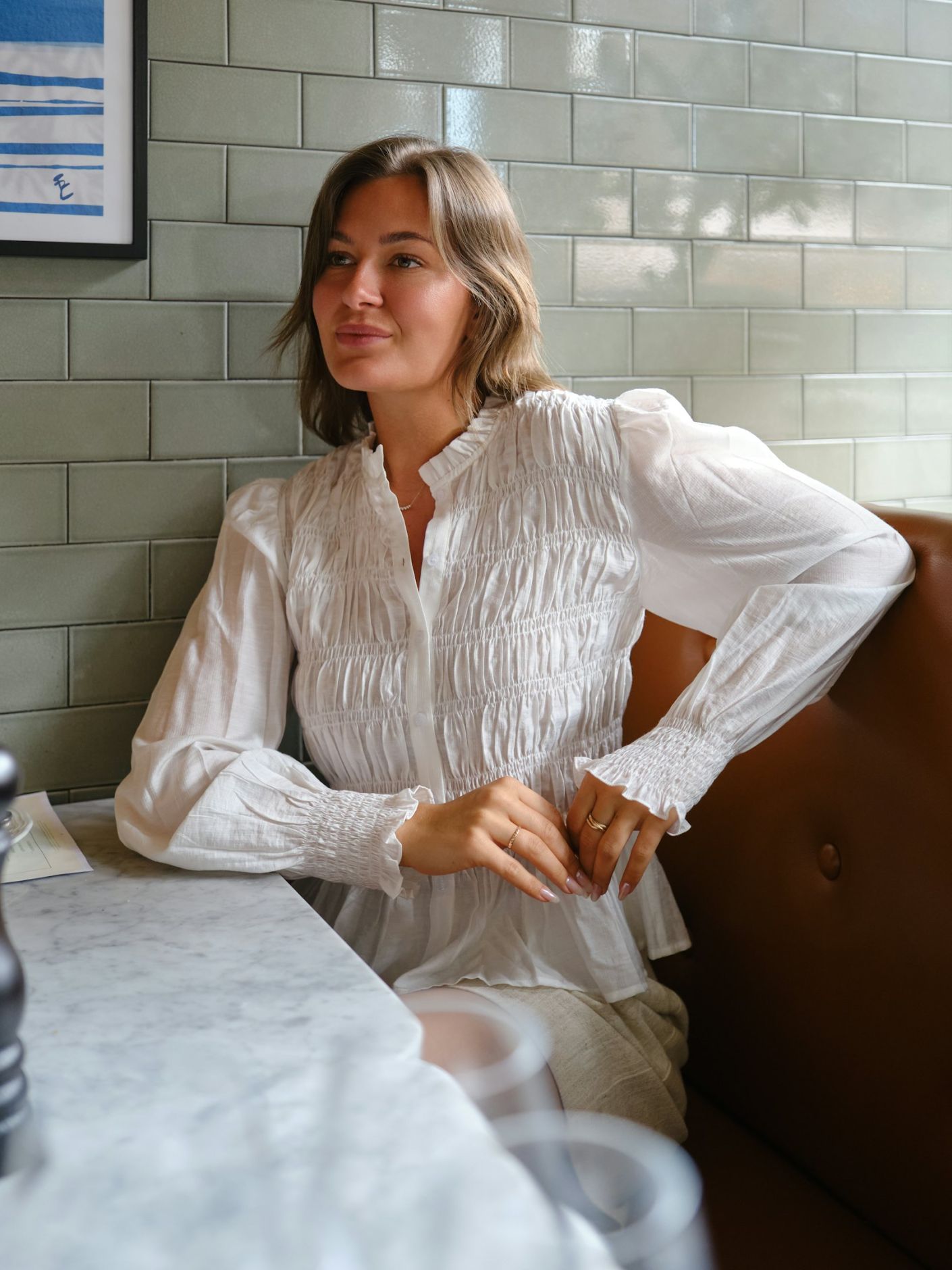 MOCCA SMOCK BLOUSE