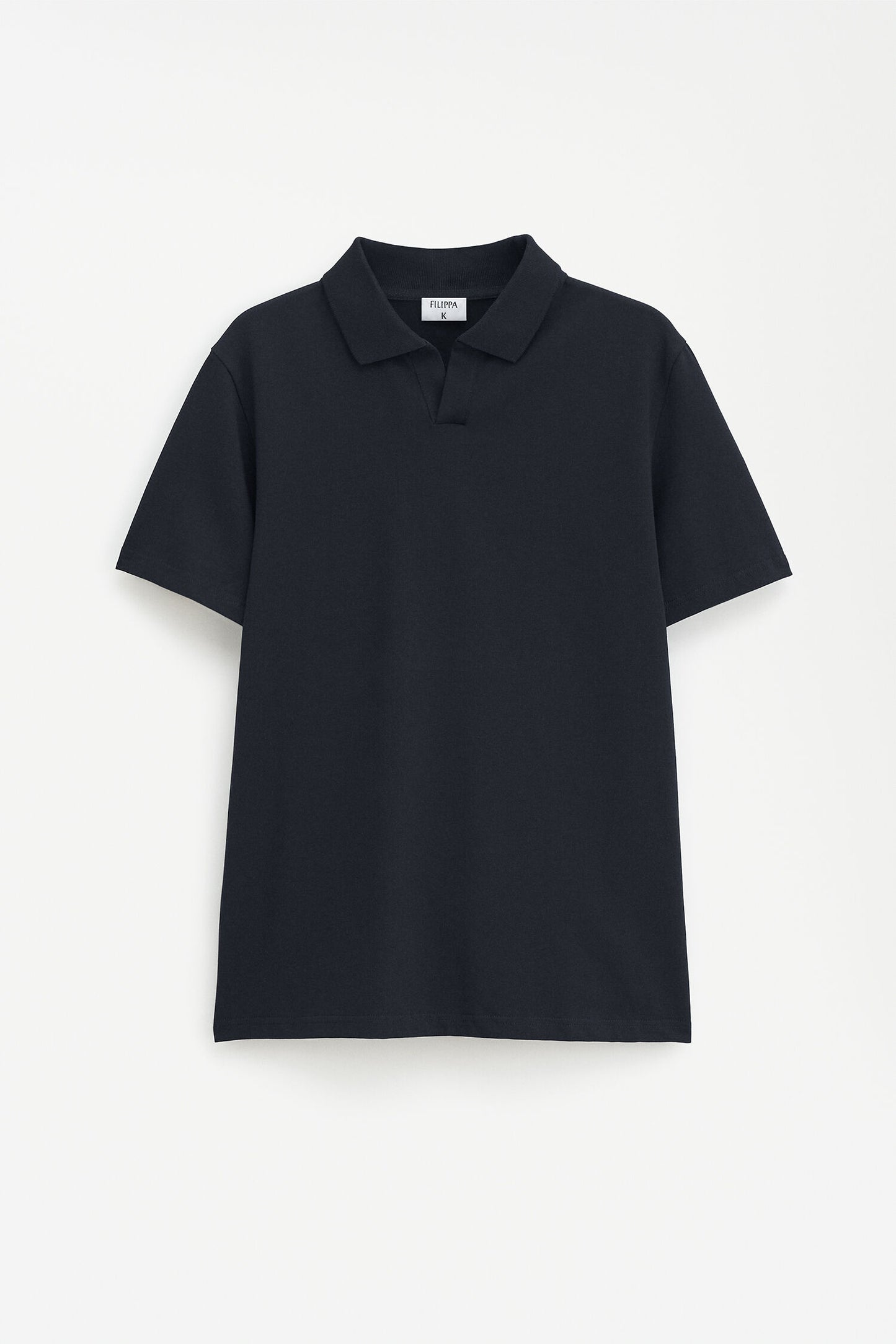 STRETCH COTTON POLO T-SHIRT