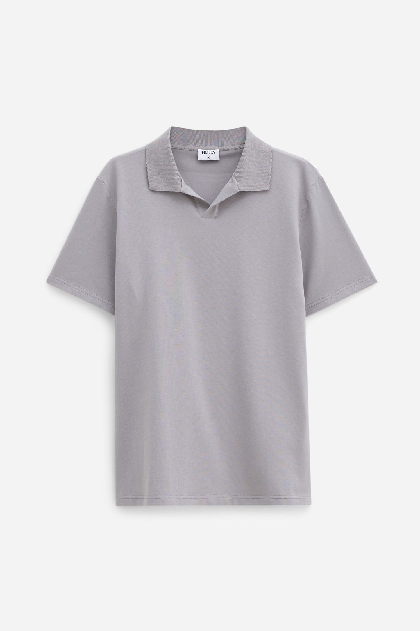 STRETCH COTTON POLO T-SHIRT