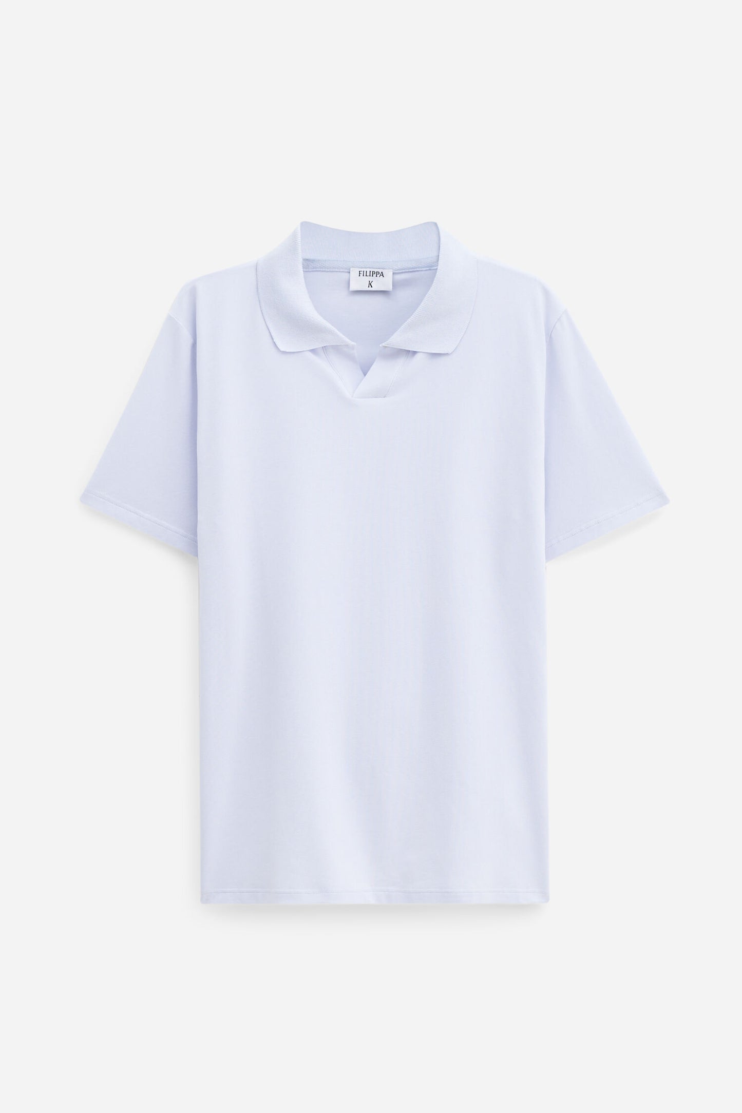 STRETCH COTTON POLO T-SHIRT