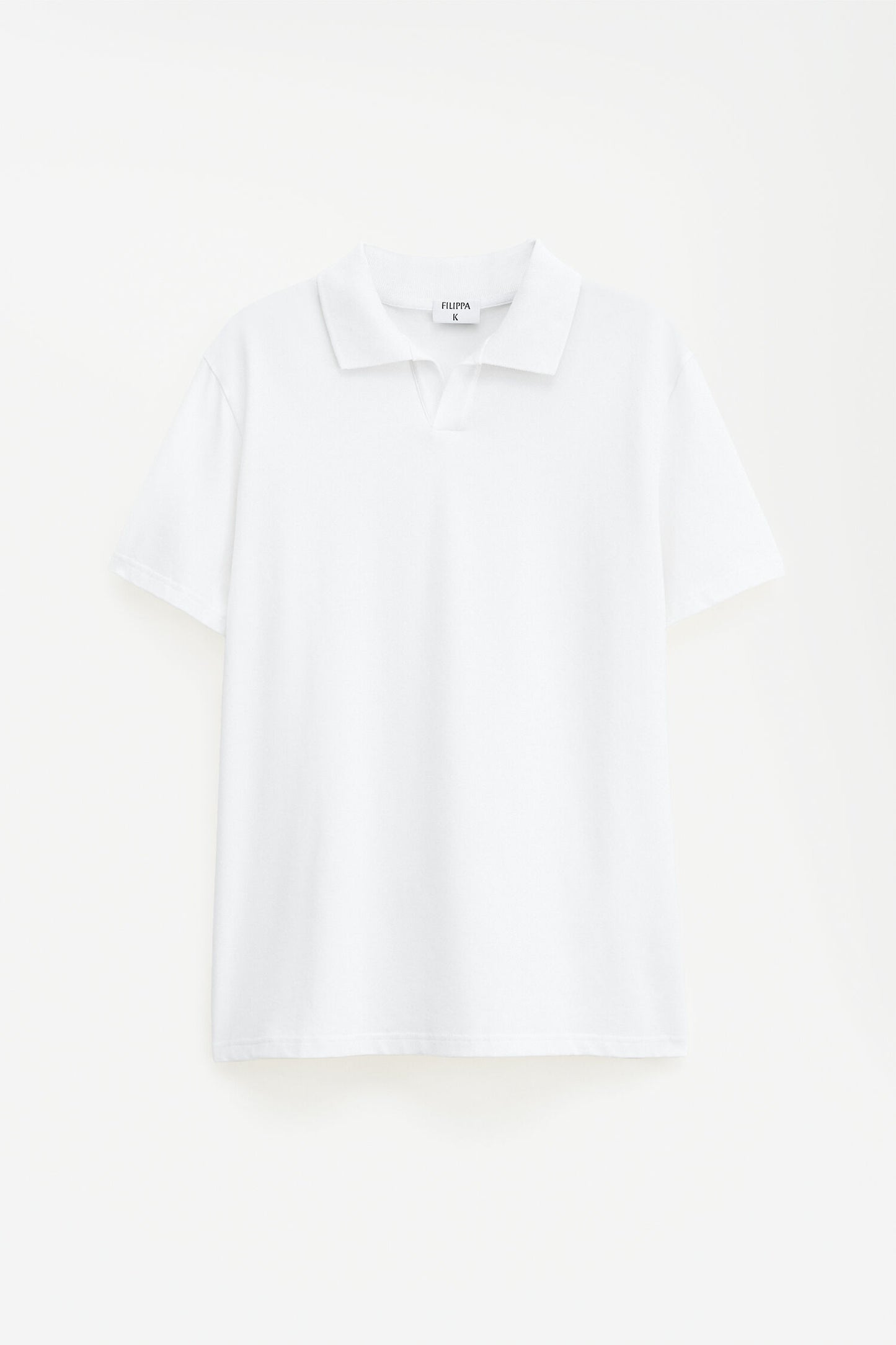 STRETCH COTTON POLO T-SHIRT