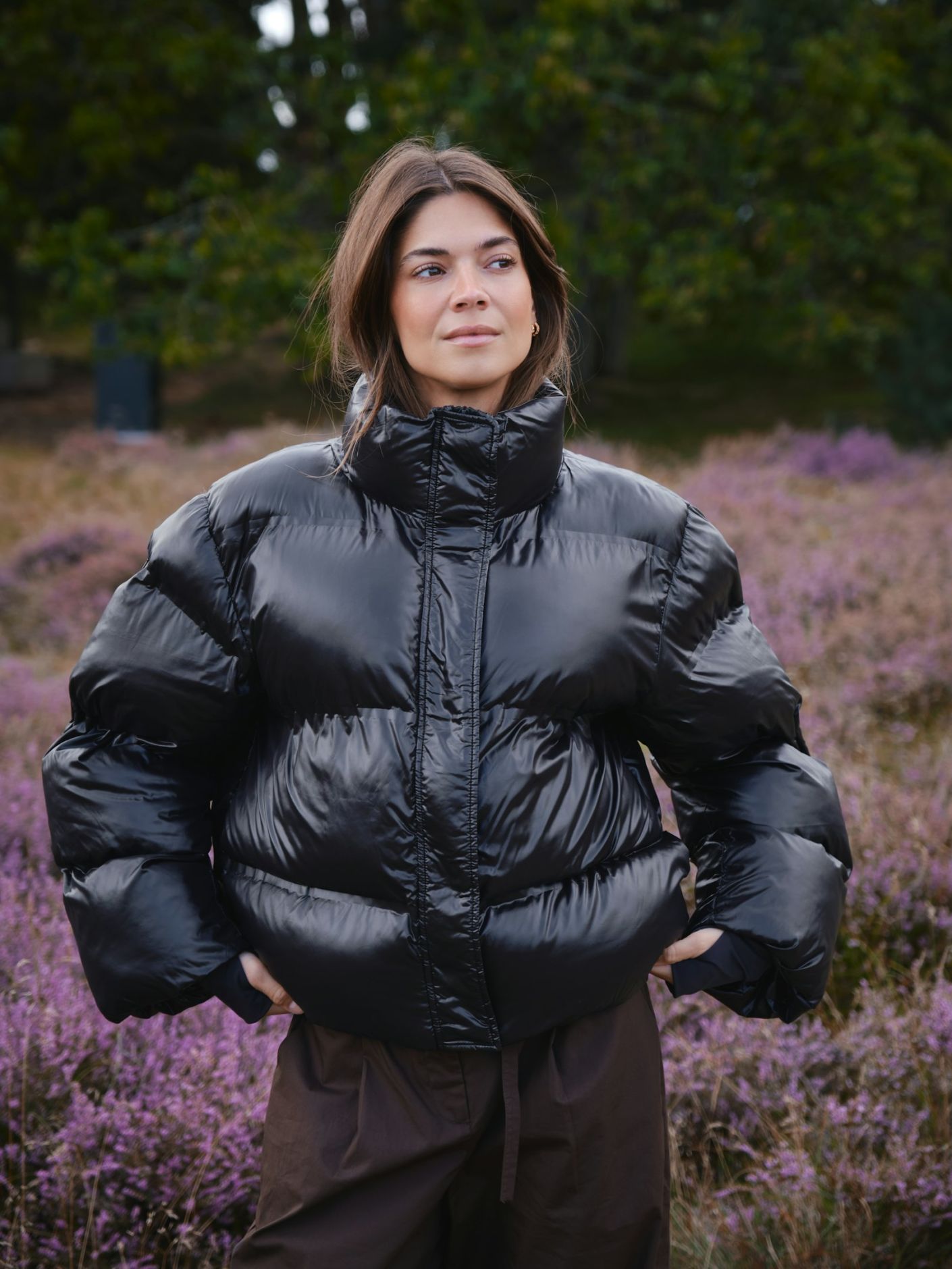 RHEA SHINY PUFFER JACKET