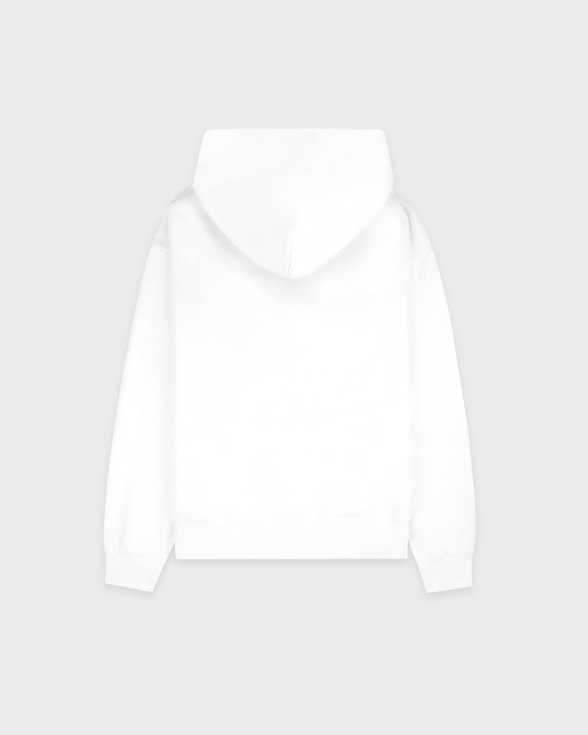 SERIF LOGO EMBROIDED HOODIE