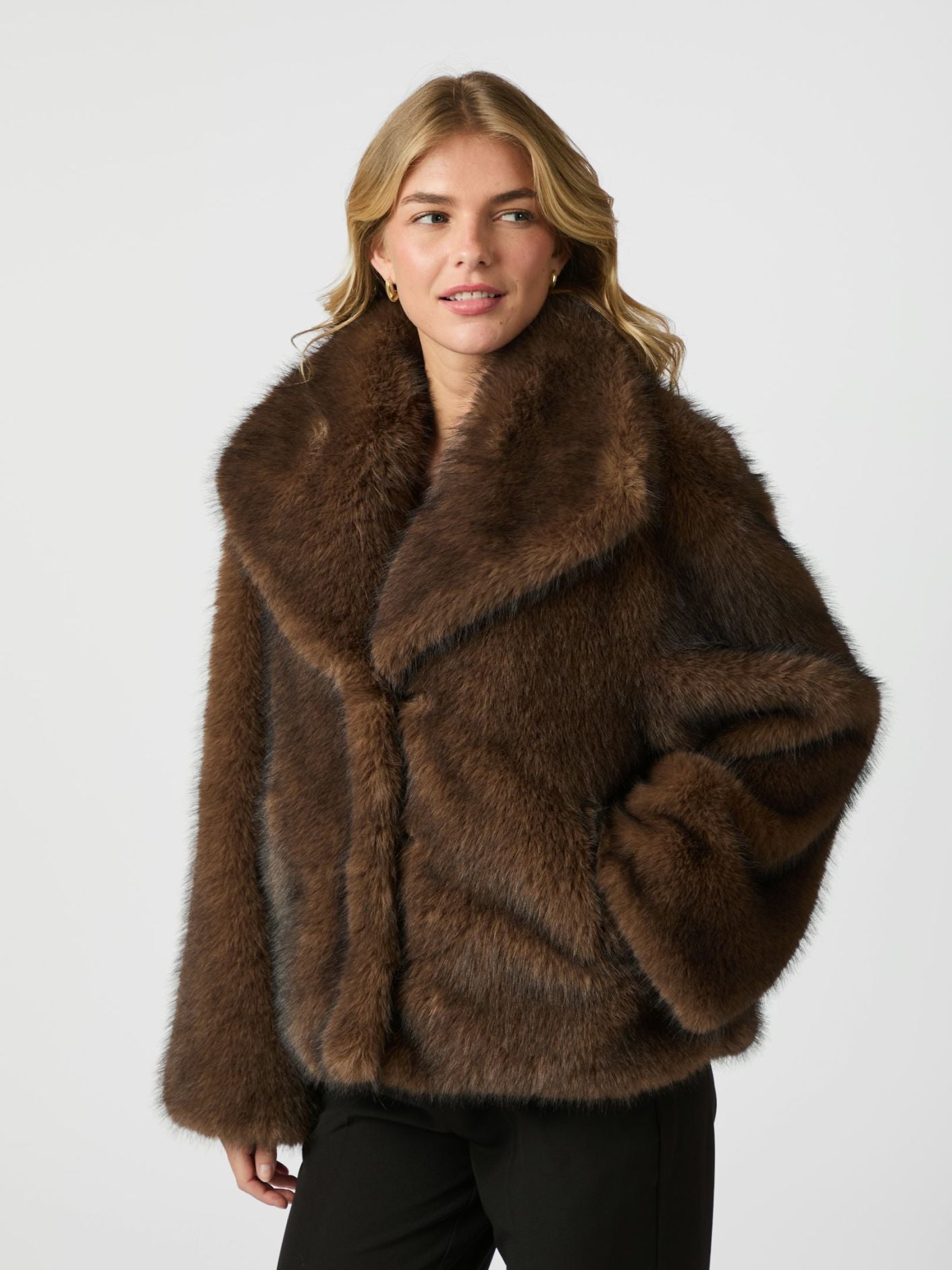 STEPHANIE FAUX FUR JACKET