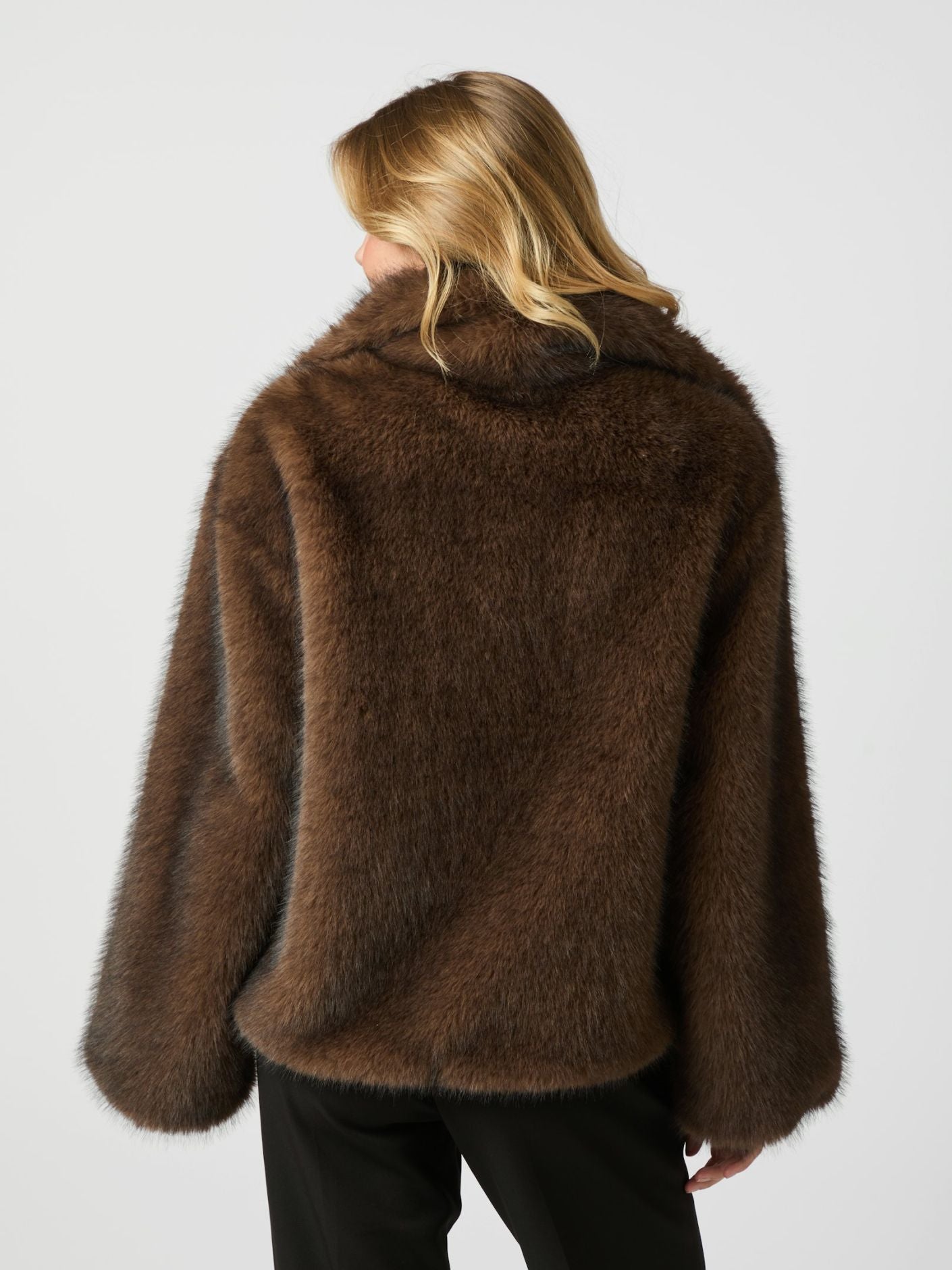 STEPHANIE FAUX FUR JACKET