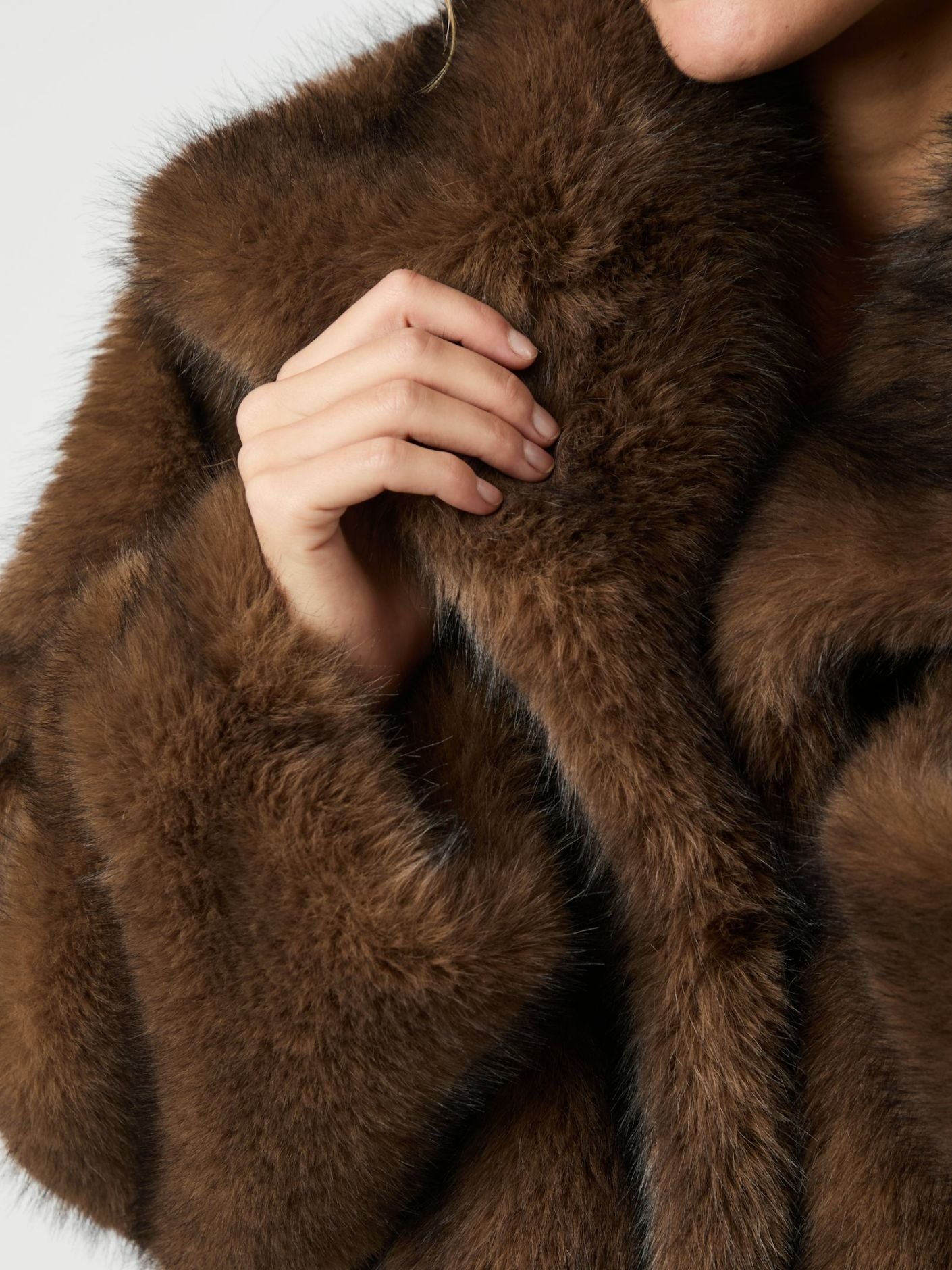 STEPHANIE FAUX FUR JACKET