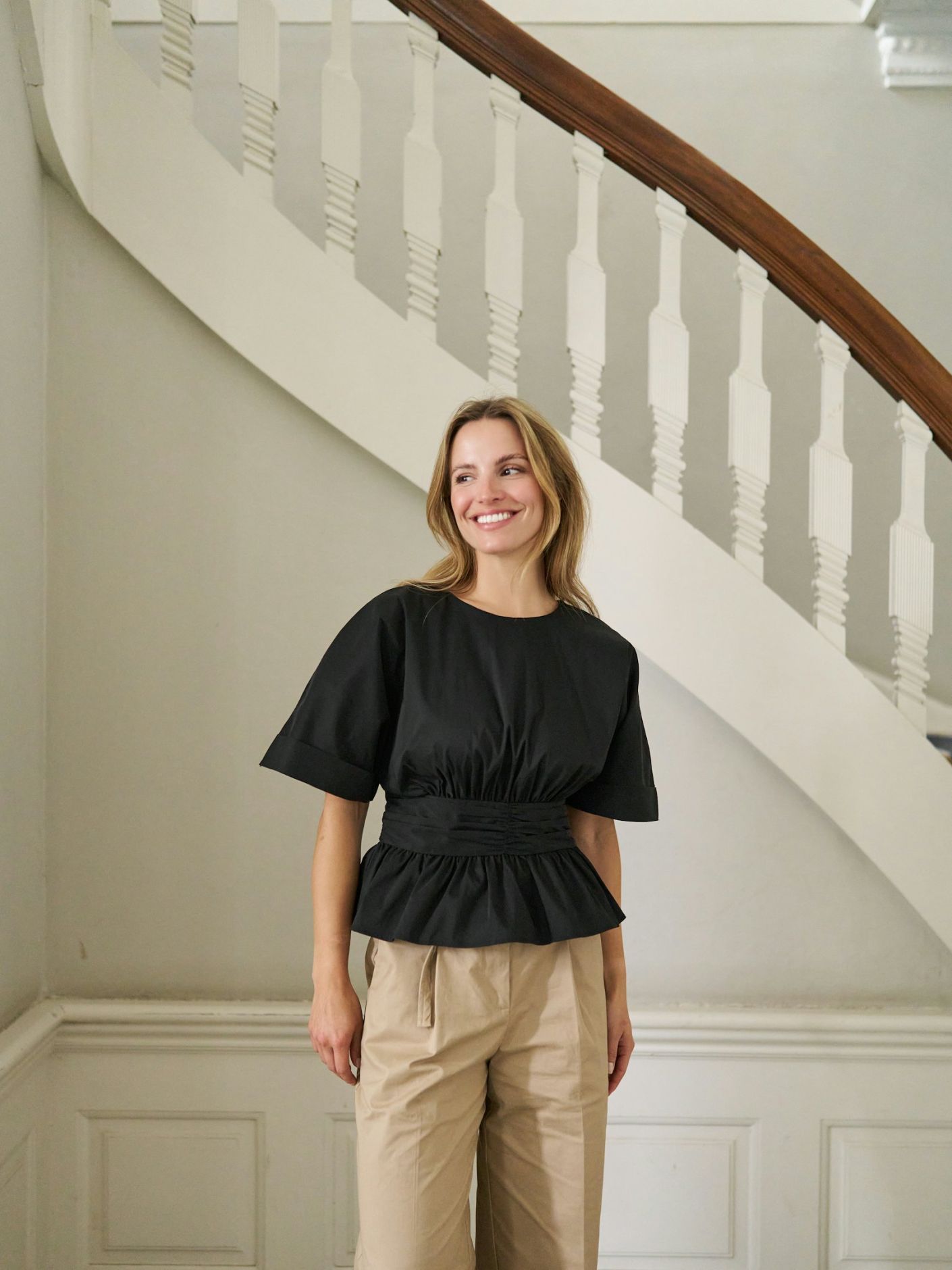 ANNEGRET POPLIIN BLOUSE