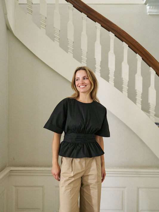 ANNEGRET POPLIIN BLOUSE