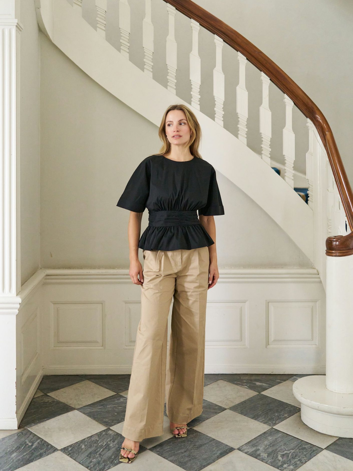 ANNEGRET POPLIIN BLOUSE