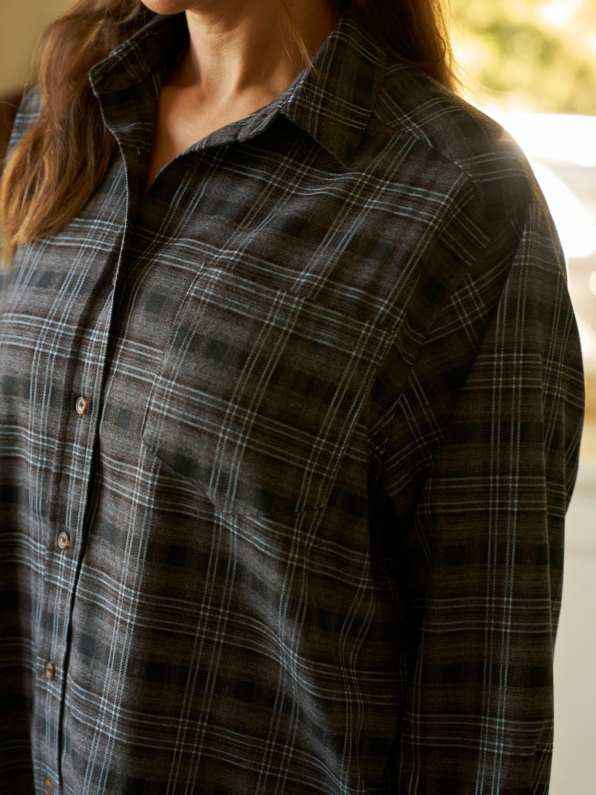 DALMA FLANNEL CHECK SHIRT