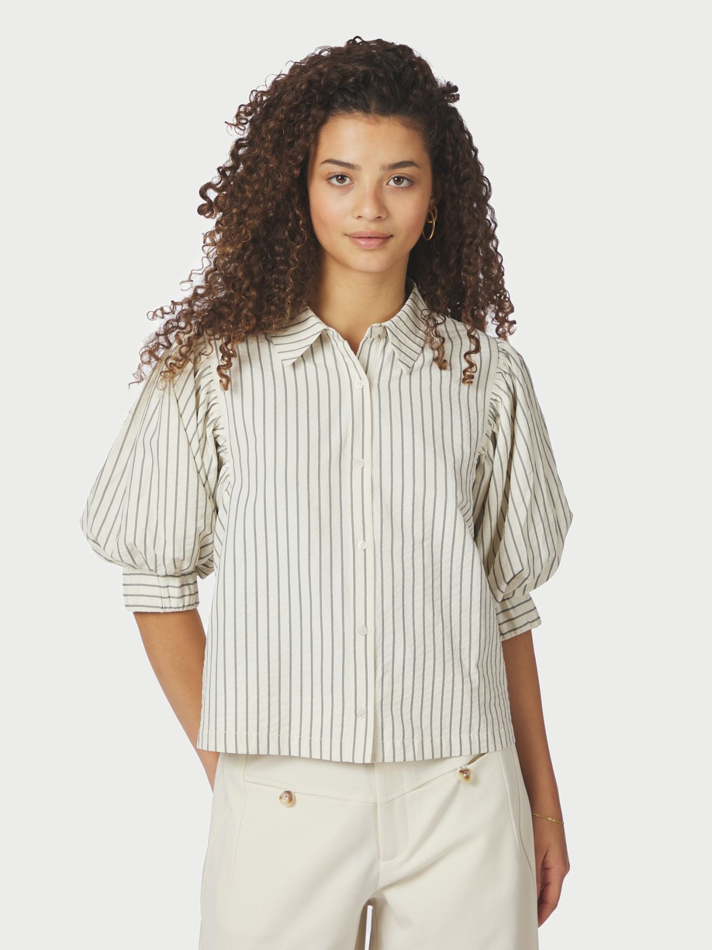 ETTA SLIM STRIPE SHIRT