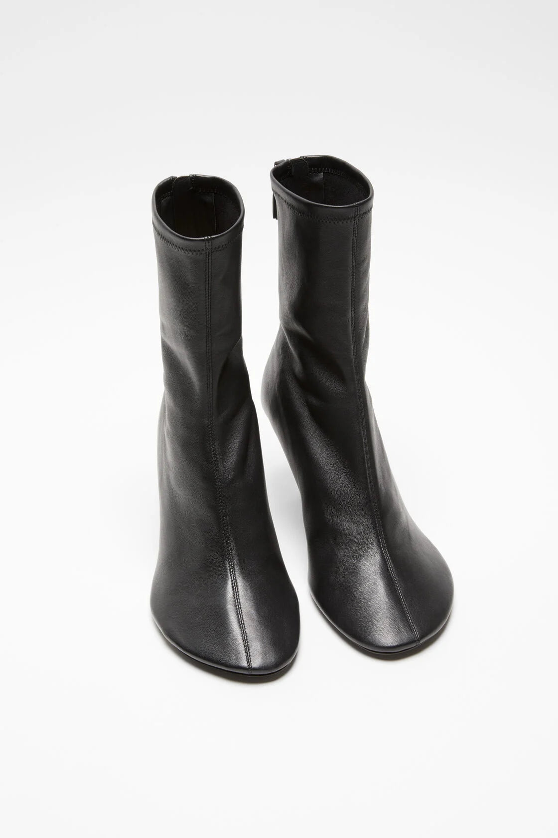 Leather ankle boot