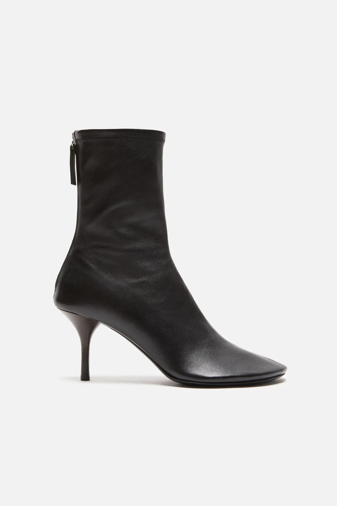 Leather ankle boot