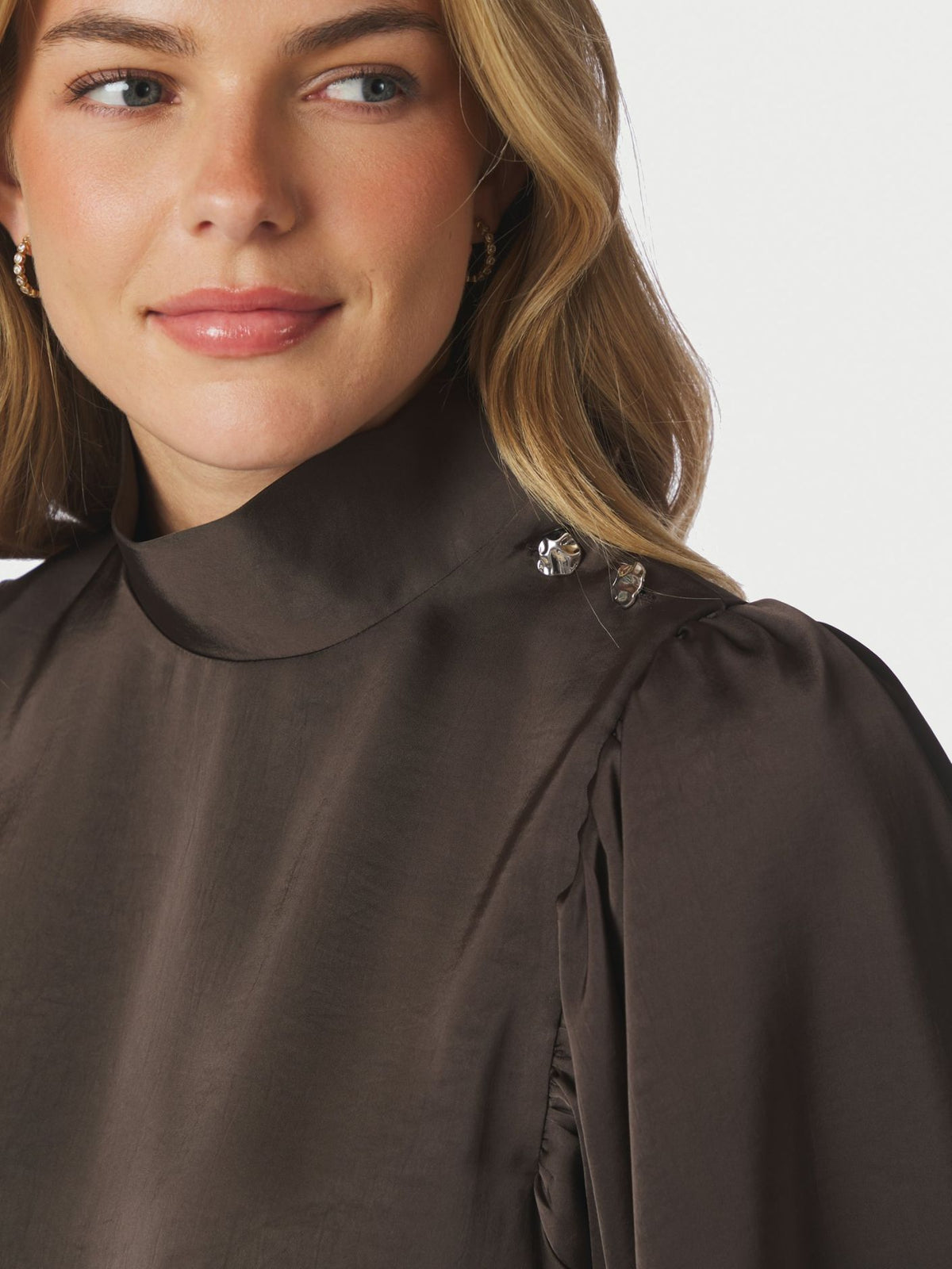 PARISA HEAVY SATEEN BLOUSE