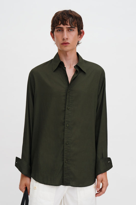 RELAXED VOILE SHIRT