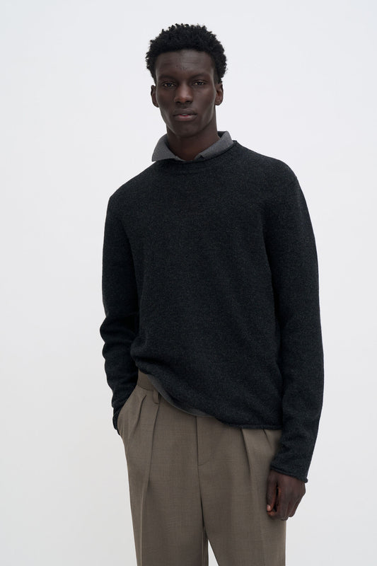 ROLLED HEM SWEATER