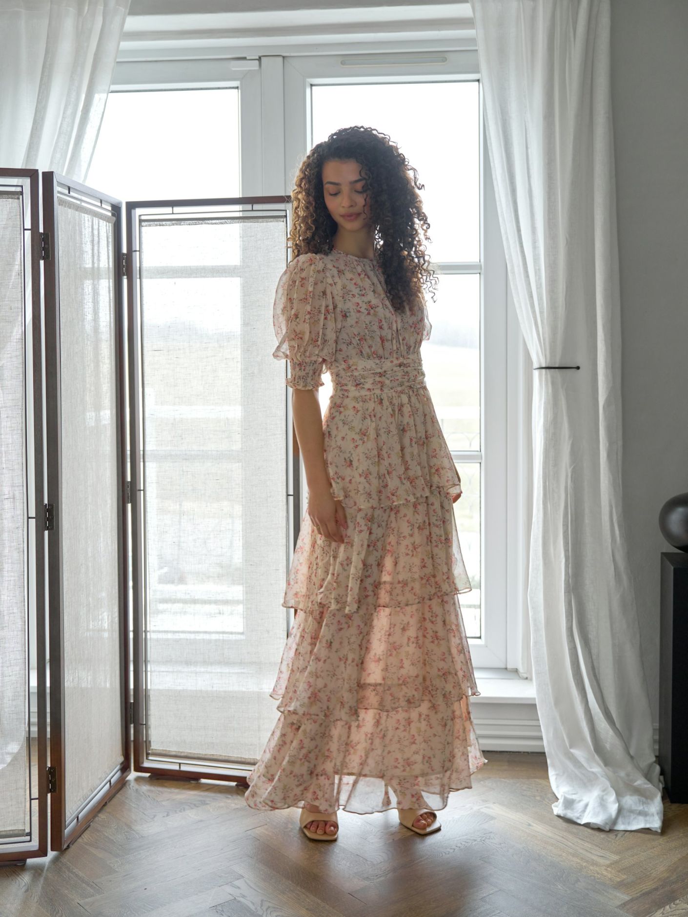 SABLE MEADOW PRINTED DRESS