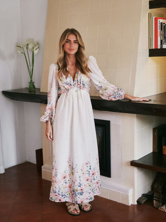 SILFI FLOWER PRINT DRESS