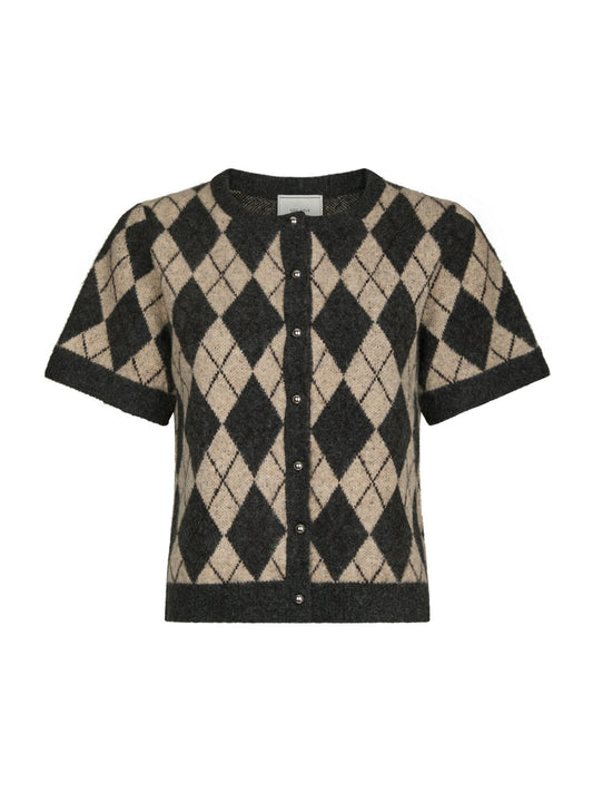 ALLESTAR CHECK KNIT CARDIGAN