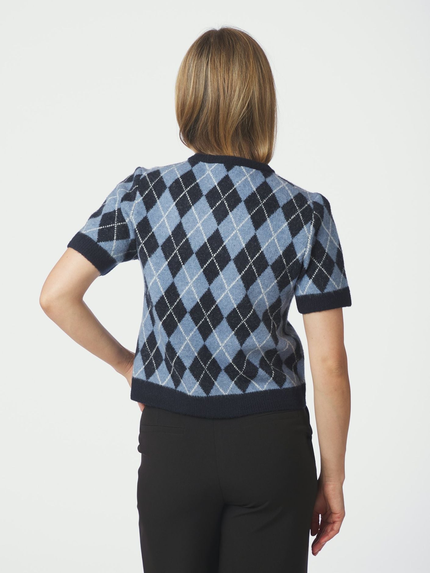 ALLESTAR CHECK KNIT CARDIGAN
