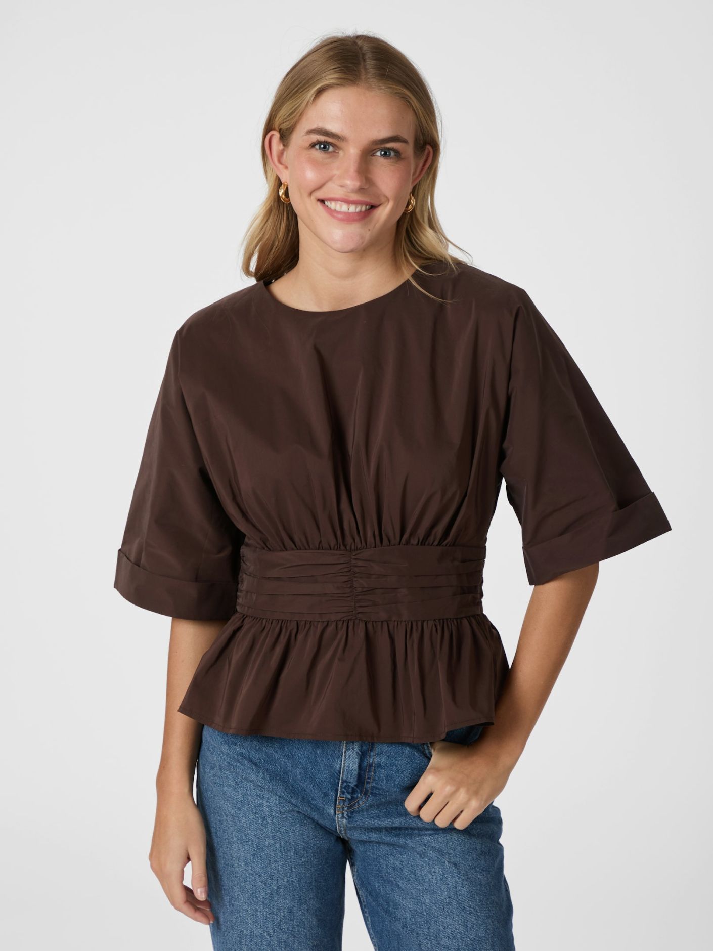 ANNEGRET POPLIN BLOUSE