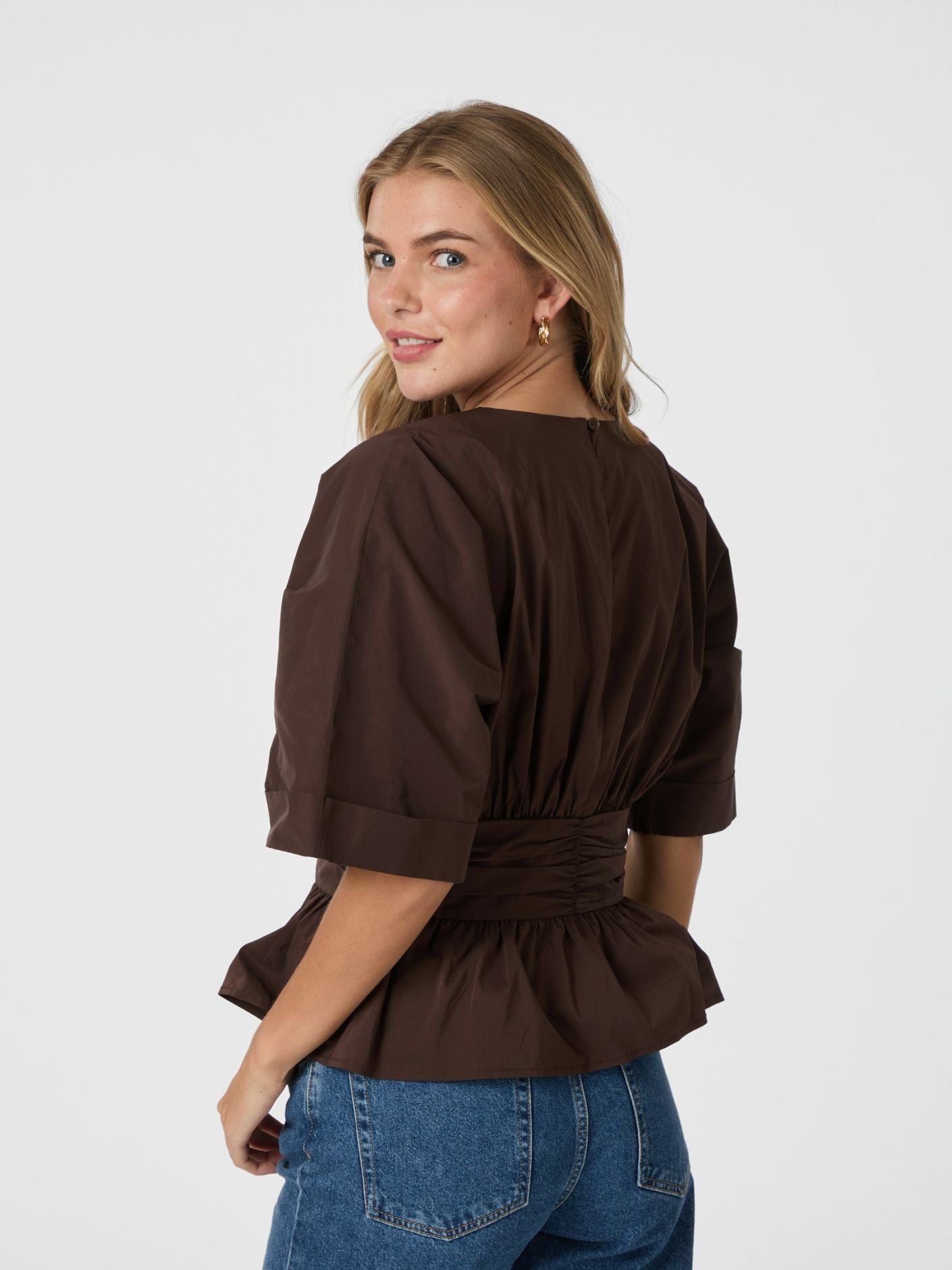 ANNEGRET POPLIN BLOUSE