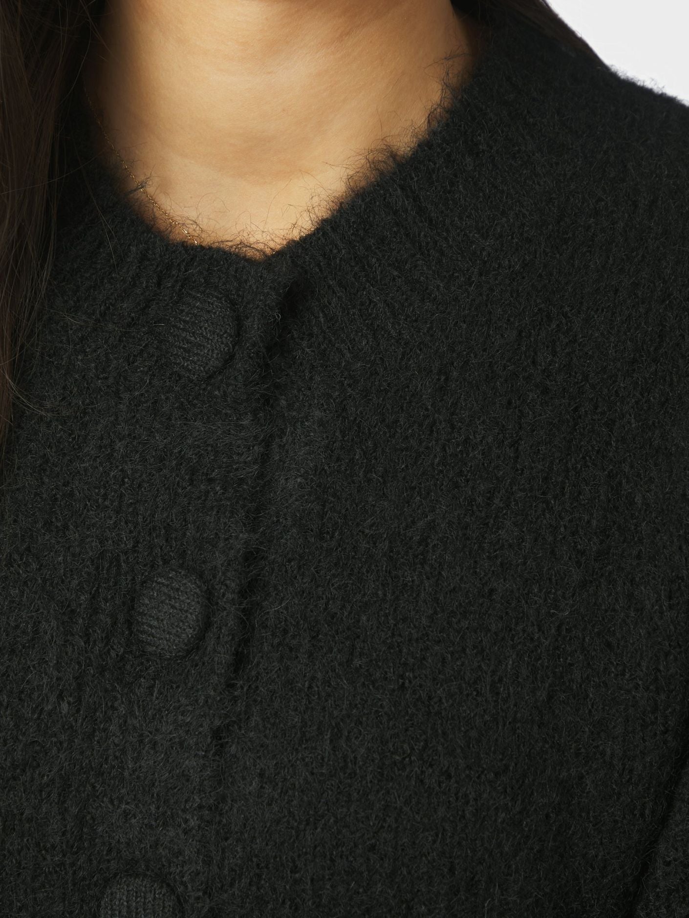 GIO FLUFFY KNIT CARDIGAN