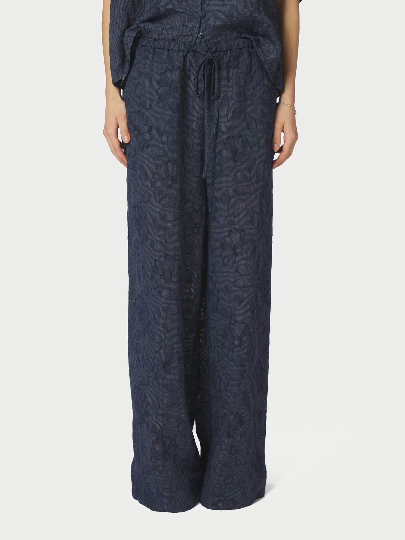 HEIFA FLOWER STRIPE PANTS