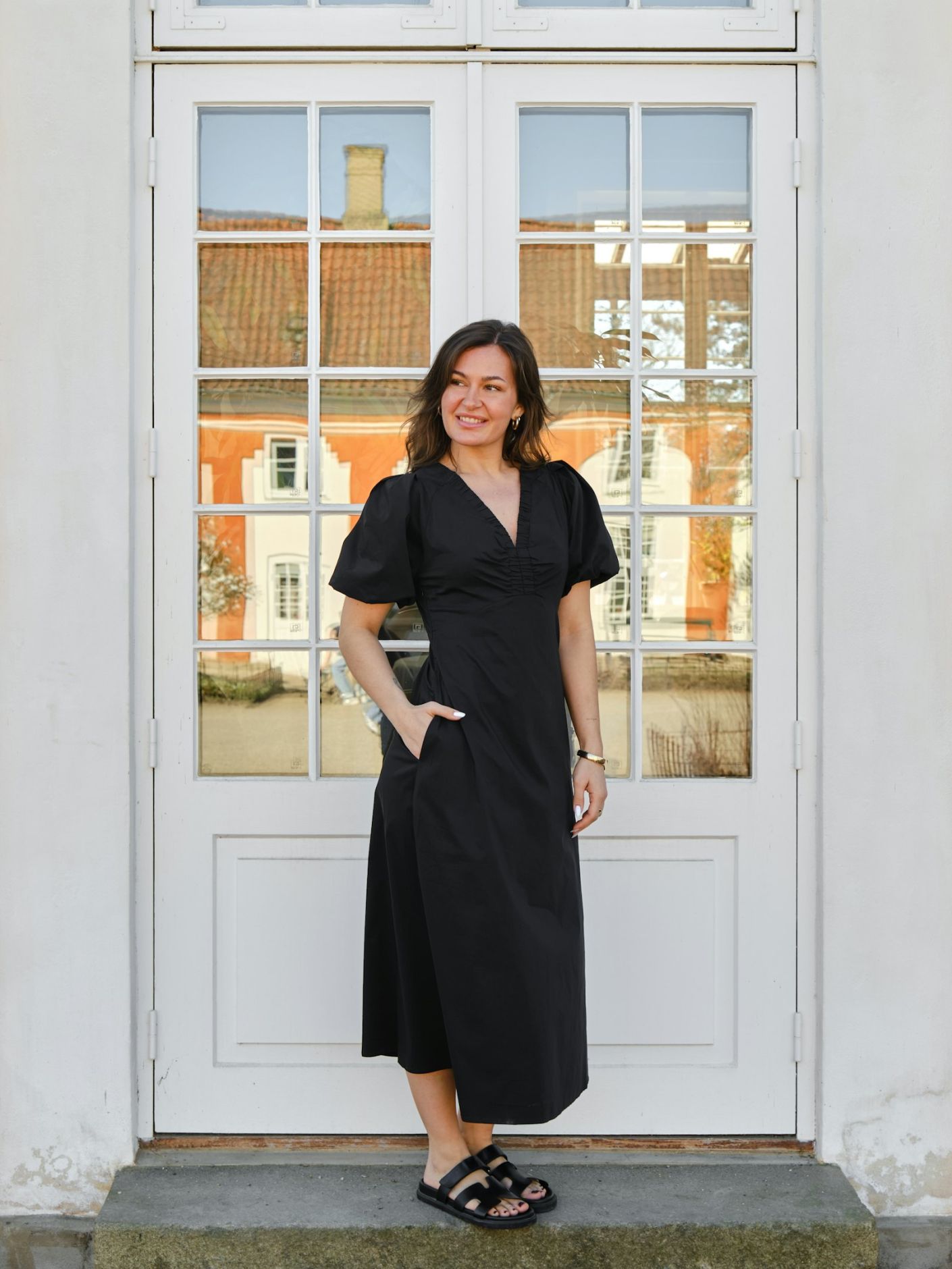 ILLANA POPLIN DRESS