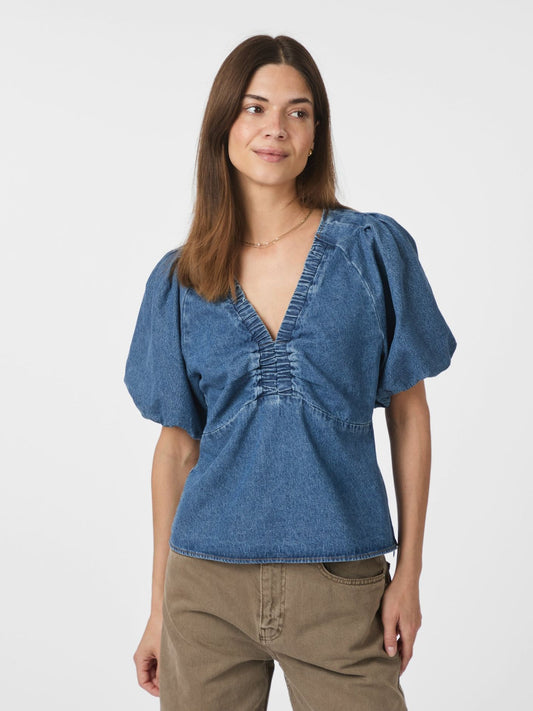 IRINA DENIM BLOUSE