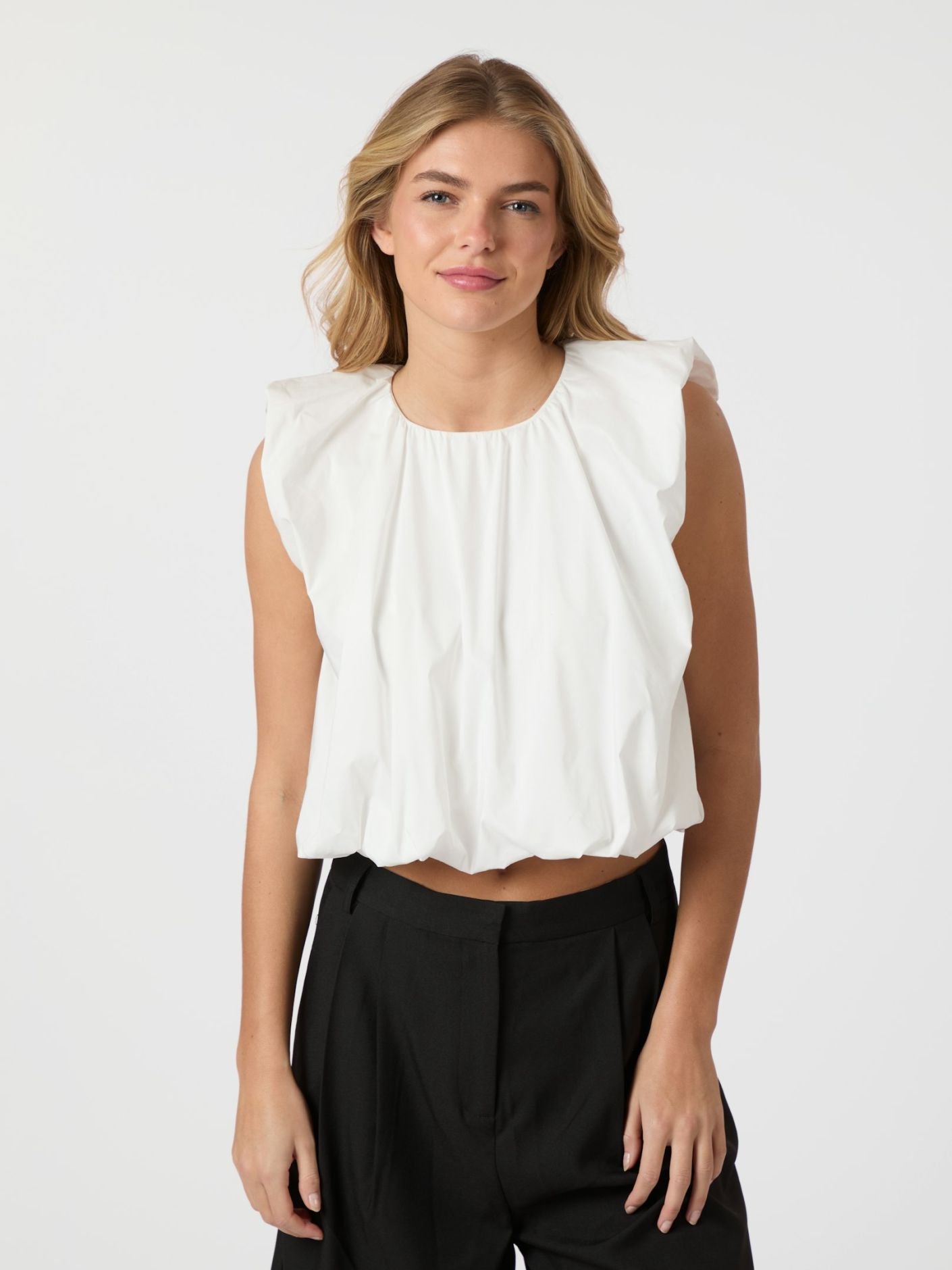 IVANIA POPLIN TOP