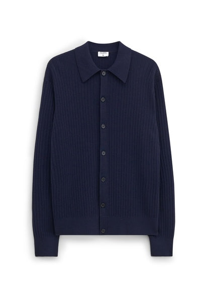 COTTON MERINO KNIT SHIRT