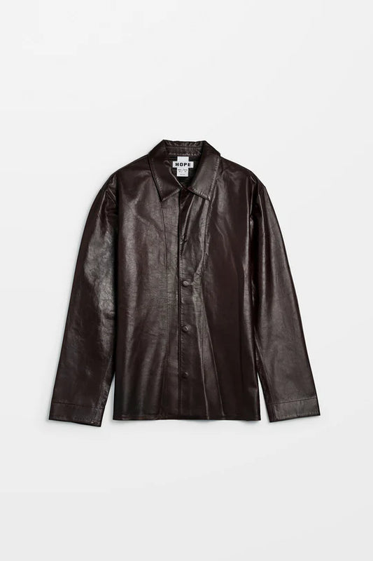 SATURN LEATHER SHIRT