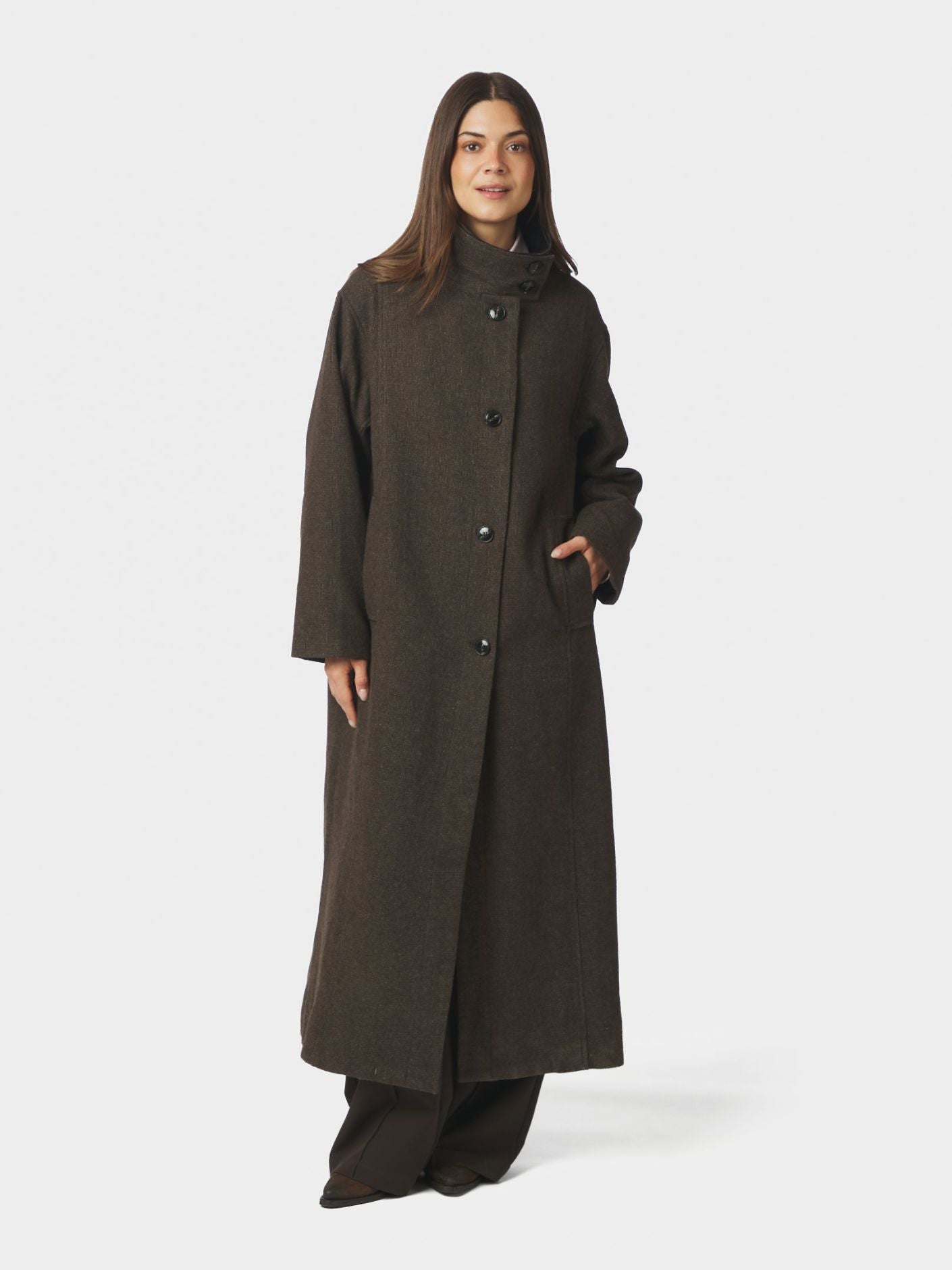 MARCEL MINI CHECK COAT