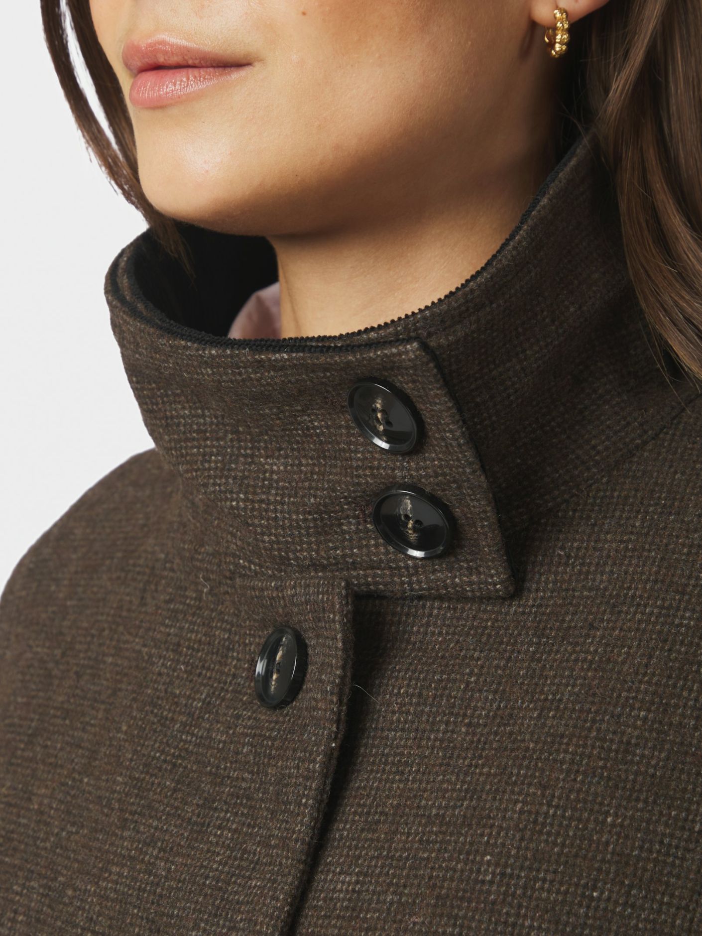 MARCEL MINI CHECK COAT