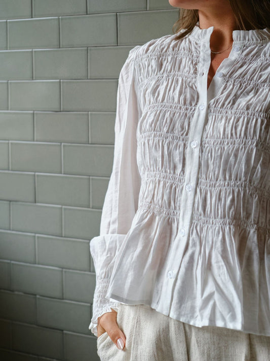 MOCCA SMOCK BLOUSE