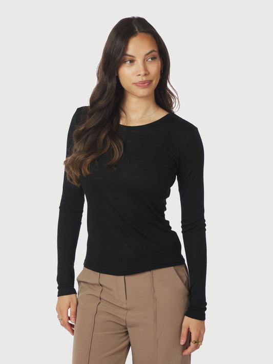 NELLA FINE RIB BLOUSE