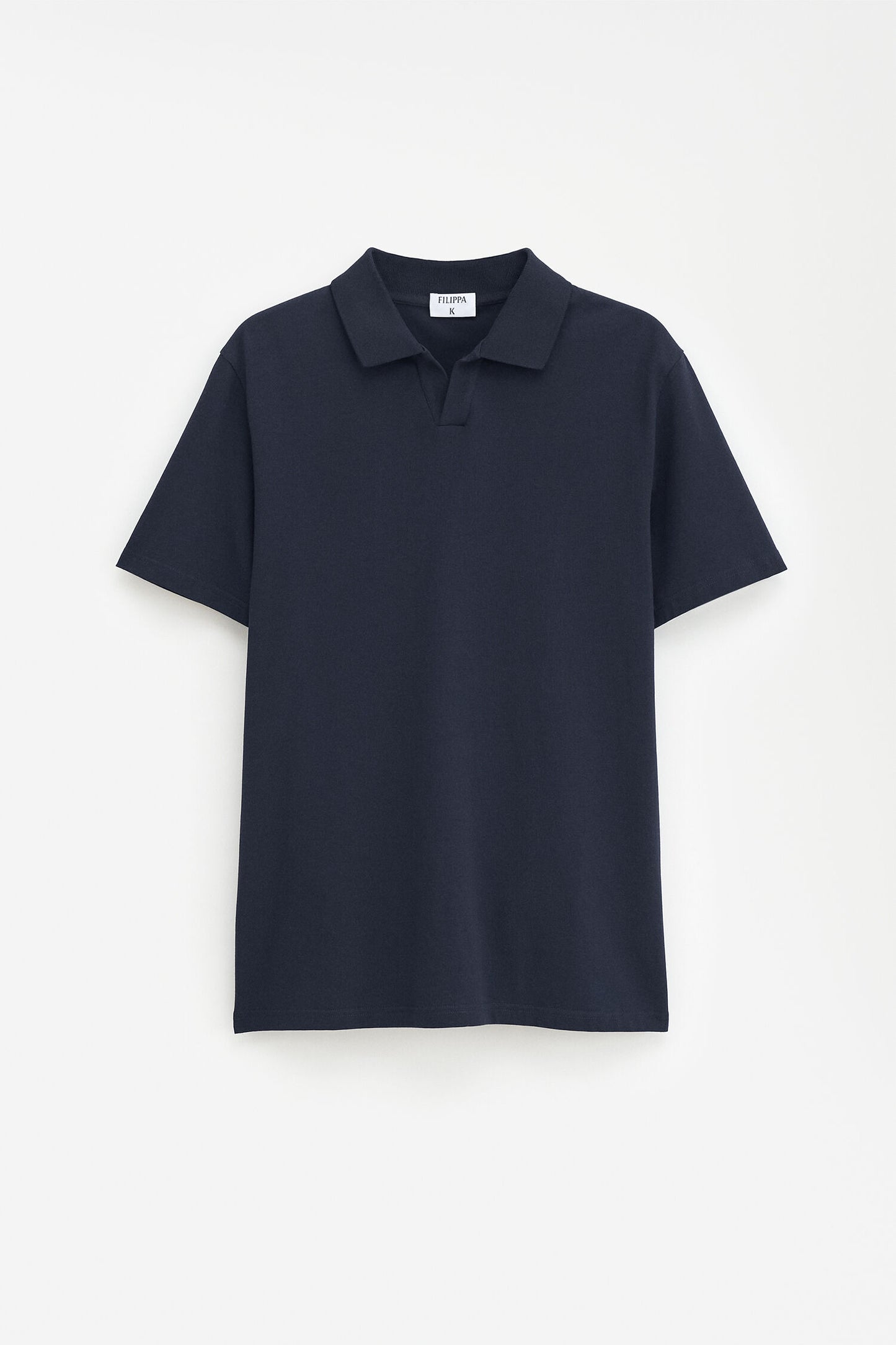 STRETCH COTTON POLO T-SHIRT