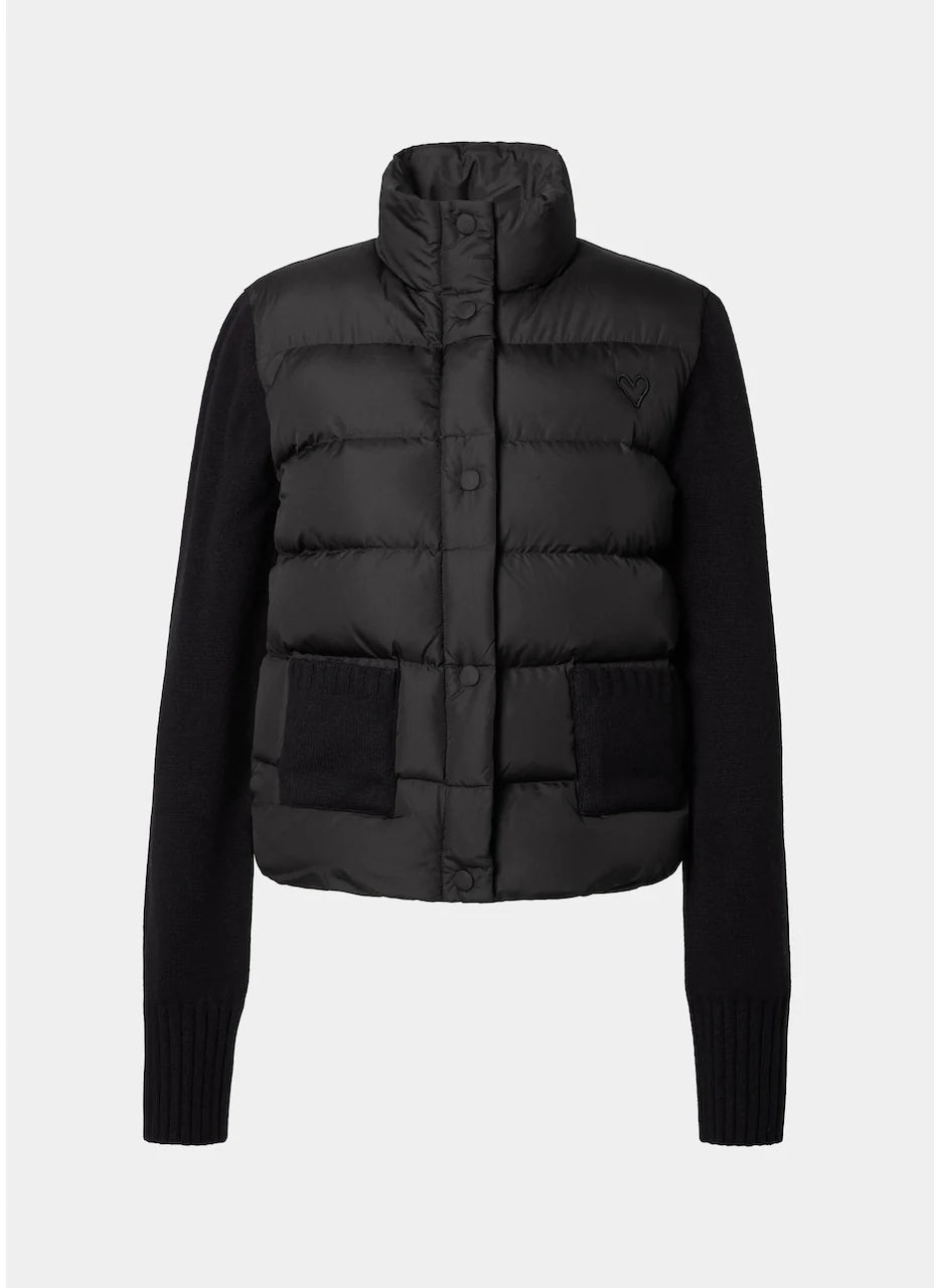 KNITTED PUFFER JACKET