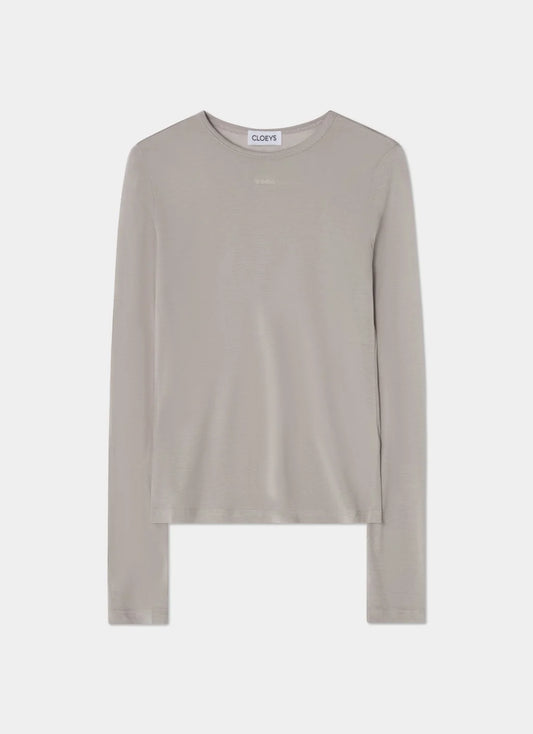 SHEER LONG SLEEVE TOP