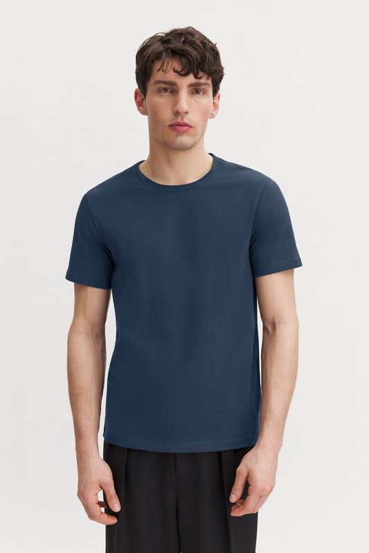 STRETCH COTTON TEE
