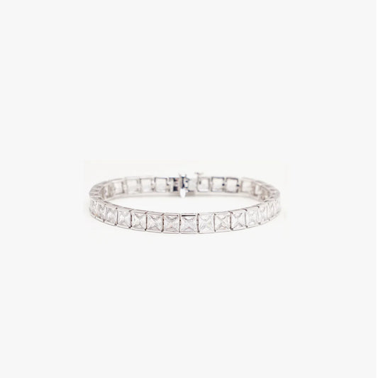 THICK SQUARE TENNIS BRACELET