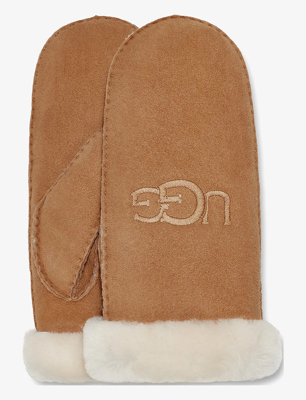SHEEPSKIN EMBROIDER MITTEN