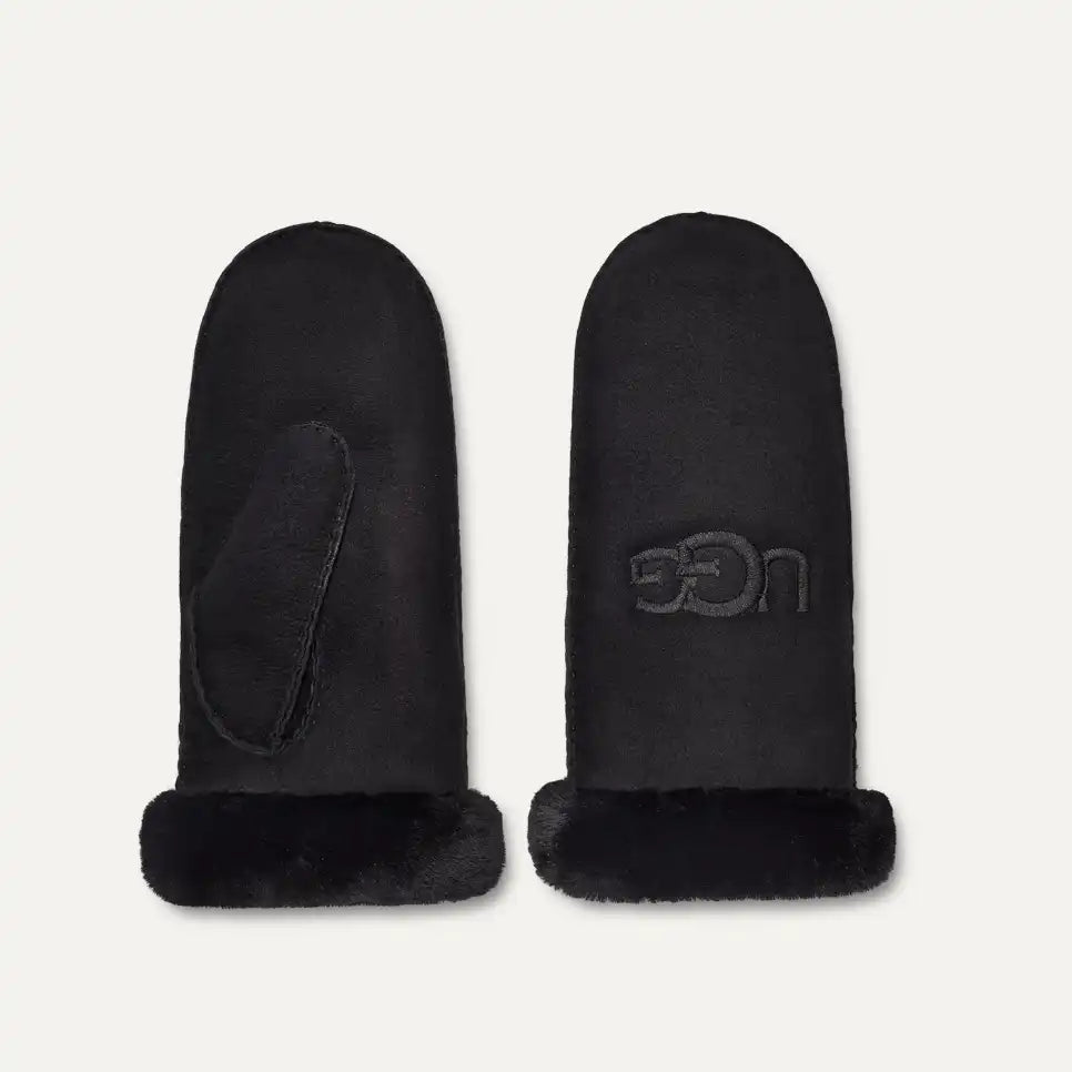 SHEEPSKIN EMBROIDER MITTEN