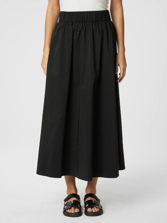 YARA LONG POPLIN SKIRT